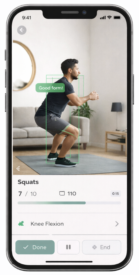 Train with AI watching